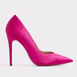 ALDO ❦ Fuchsia Aleani Style Pointed Toe Pumps